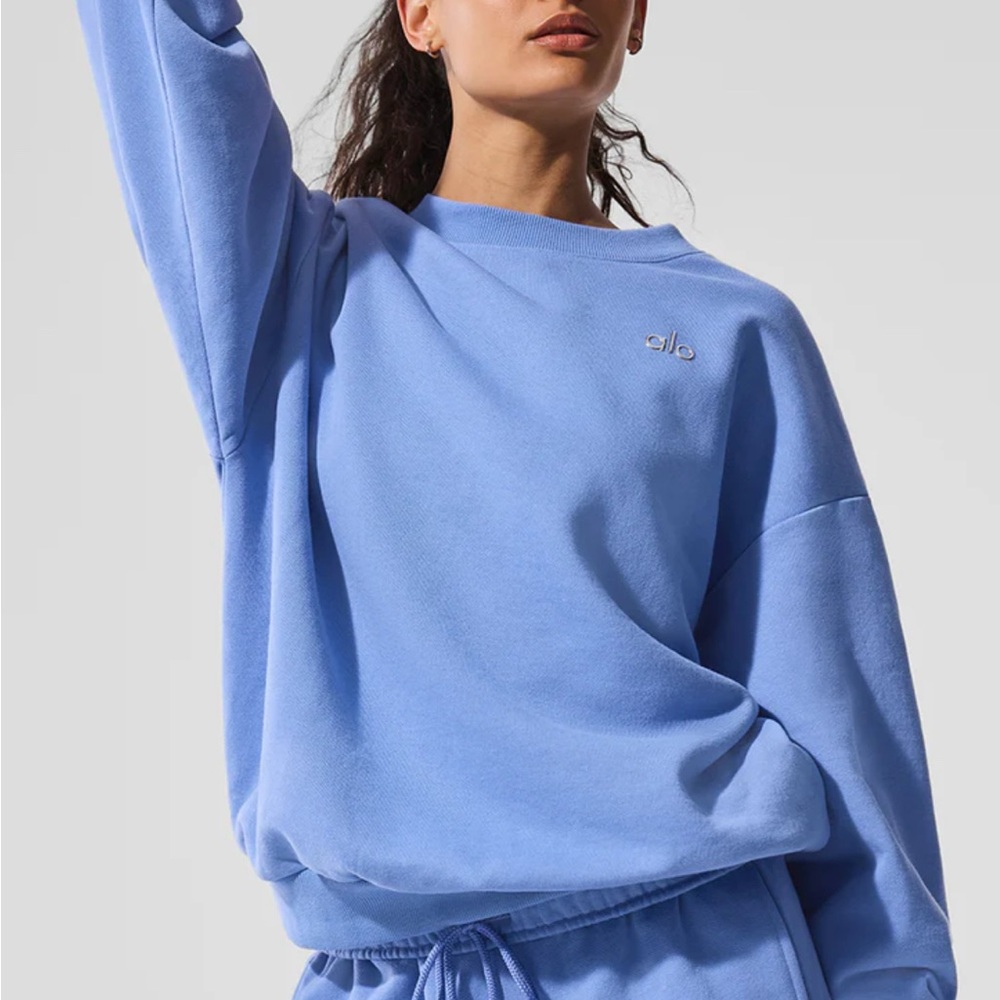 Accolade Crew Neck Pullover Crystal Clear
